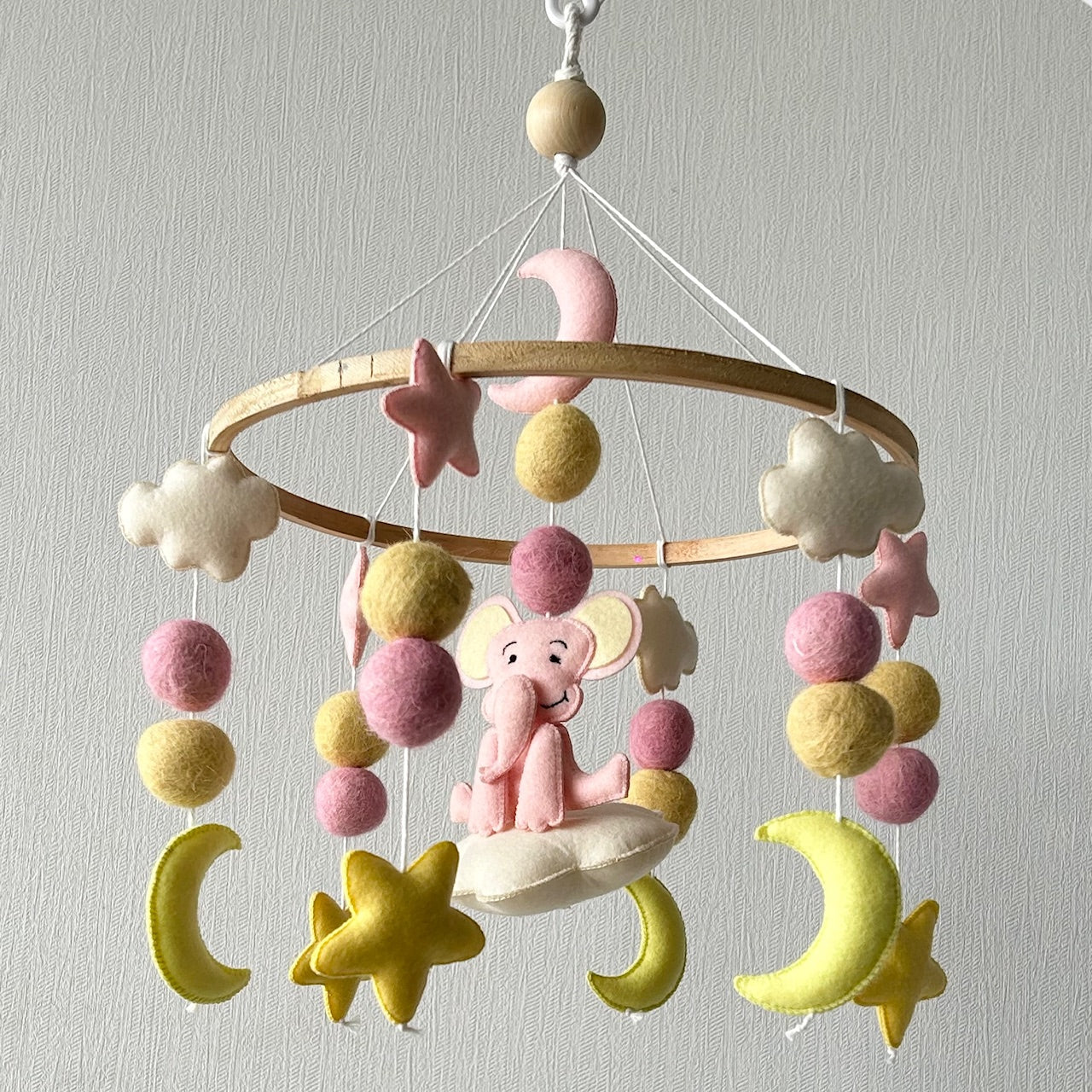 Starry Sky Elephant - Cot / Crib Mobile