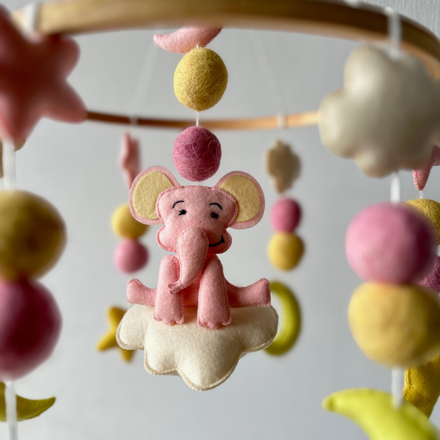 Starry Sky Elephant - Cot / Crib Mobile