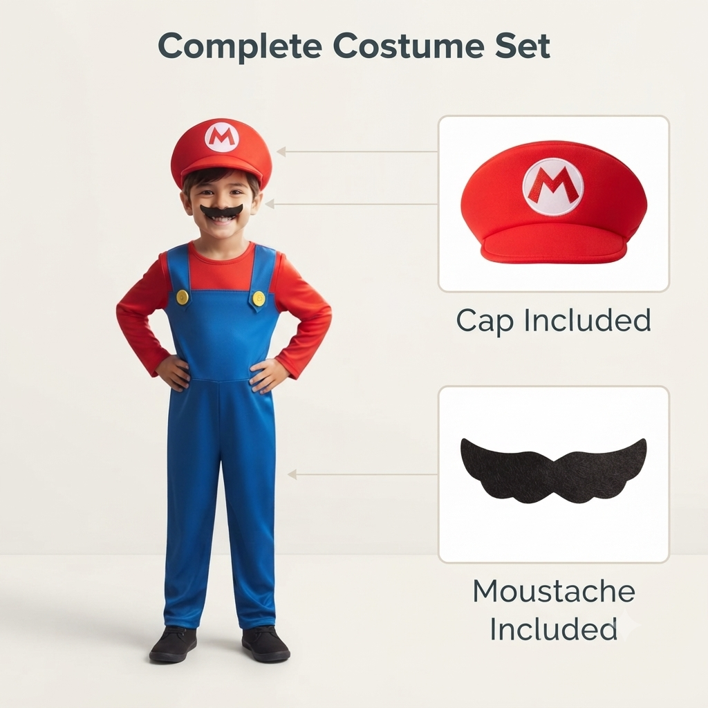 Super Mario Bros Costume-Mario