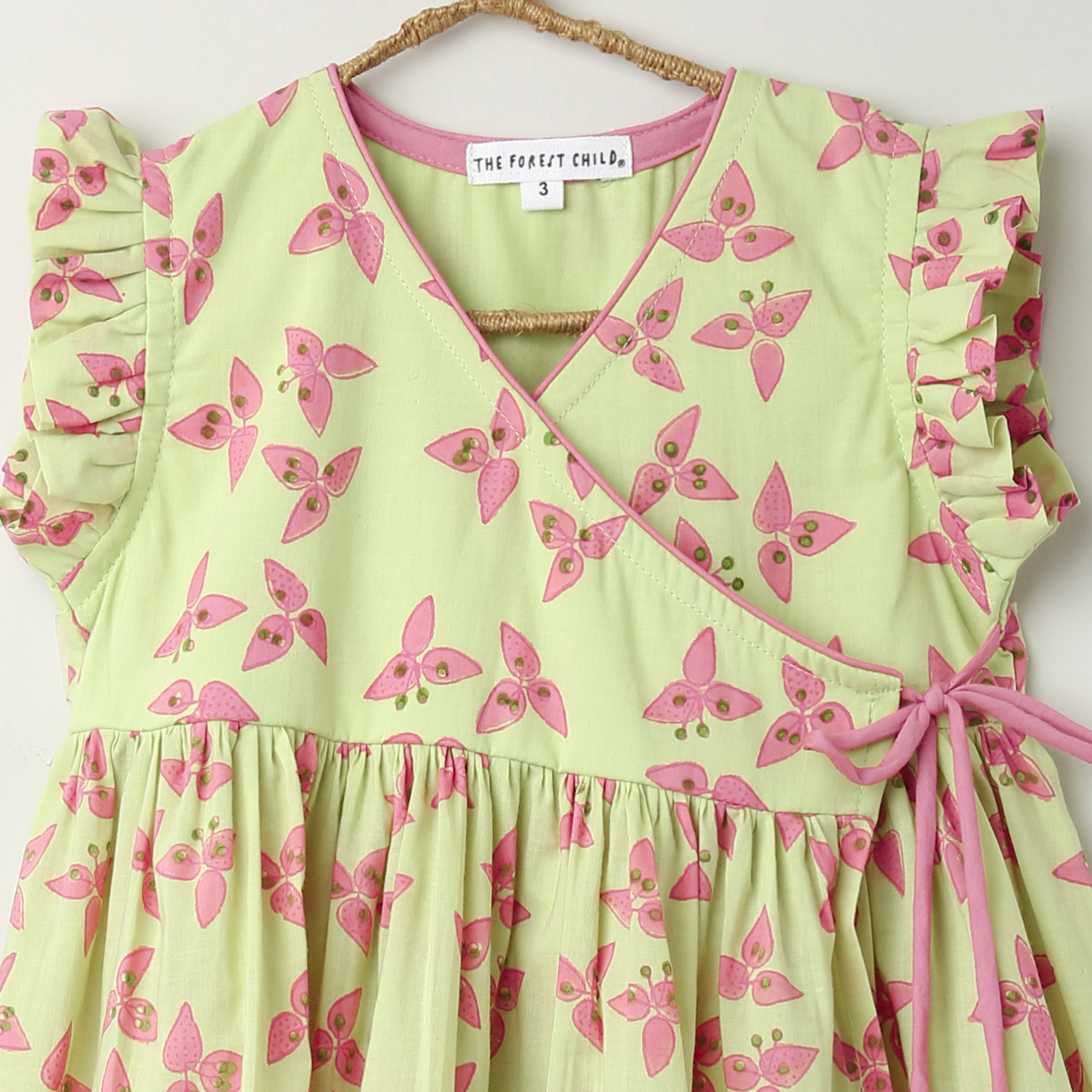 A Cluster of Bougainvillea - Angrakha Dress