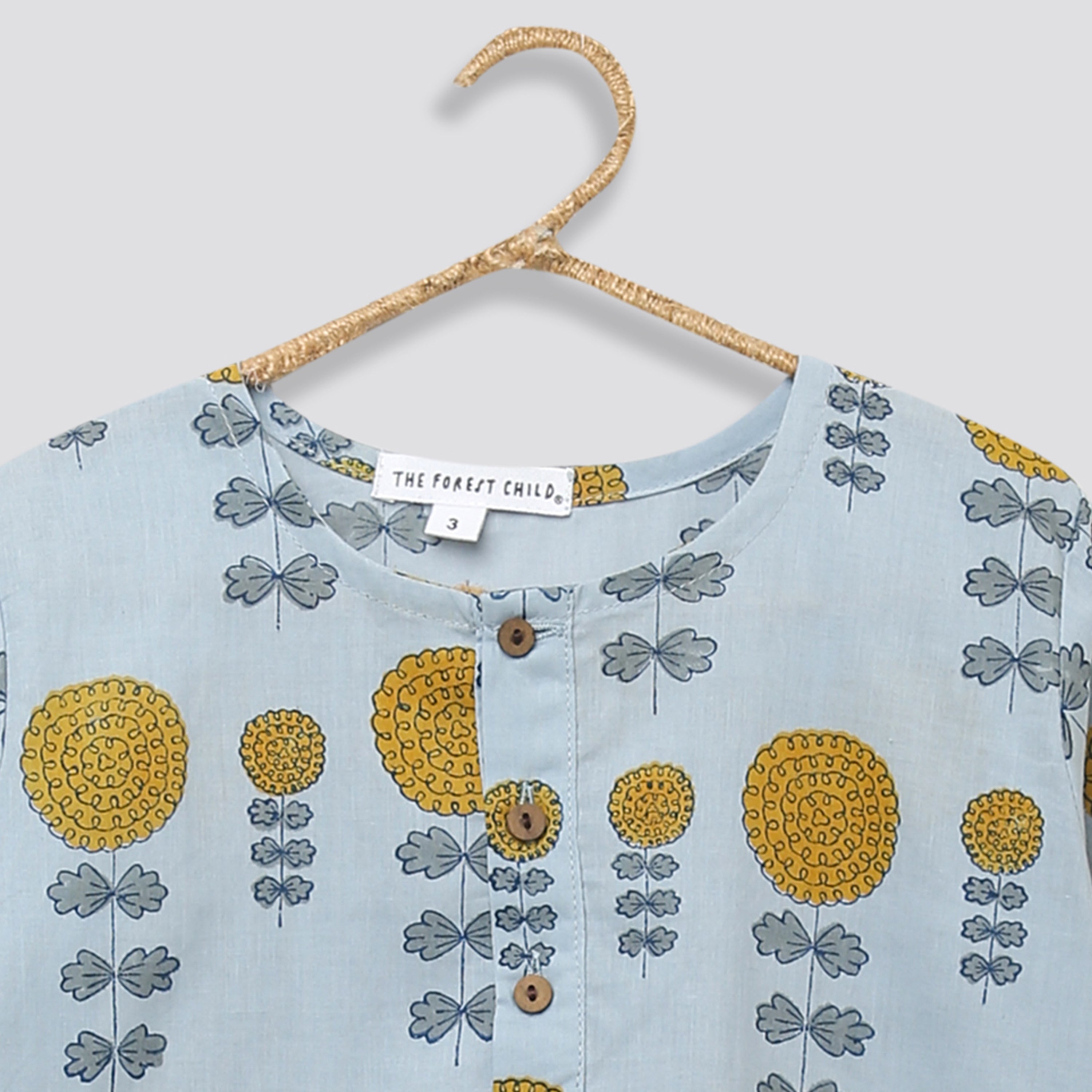 A Garden of Marigold' - Kurta - Totdot