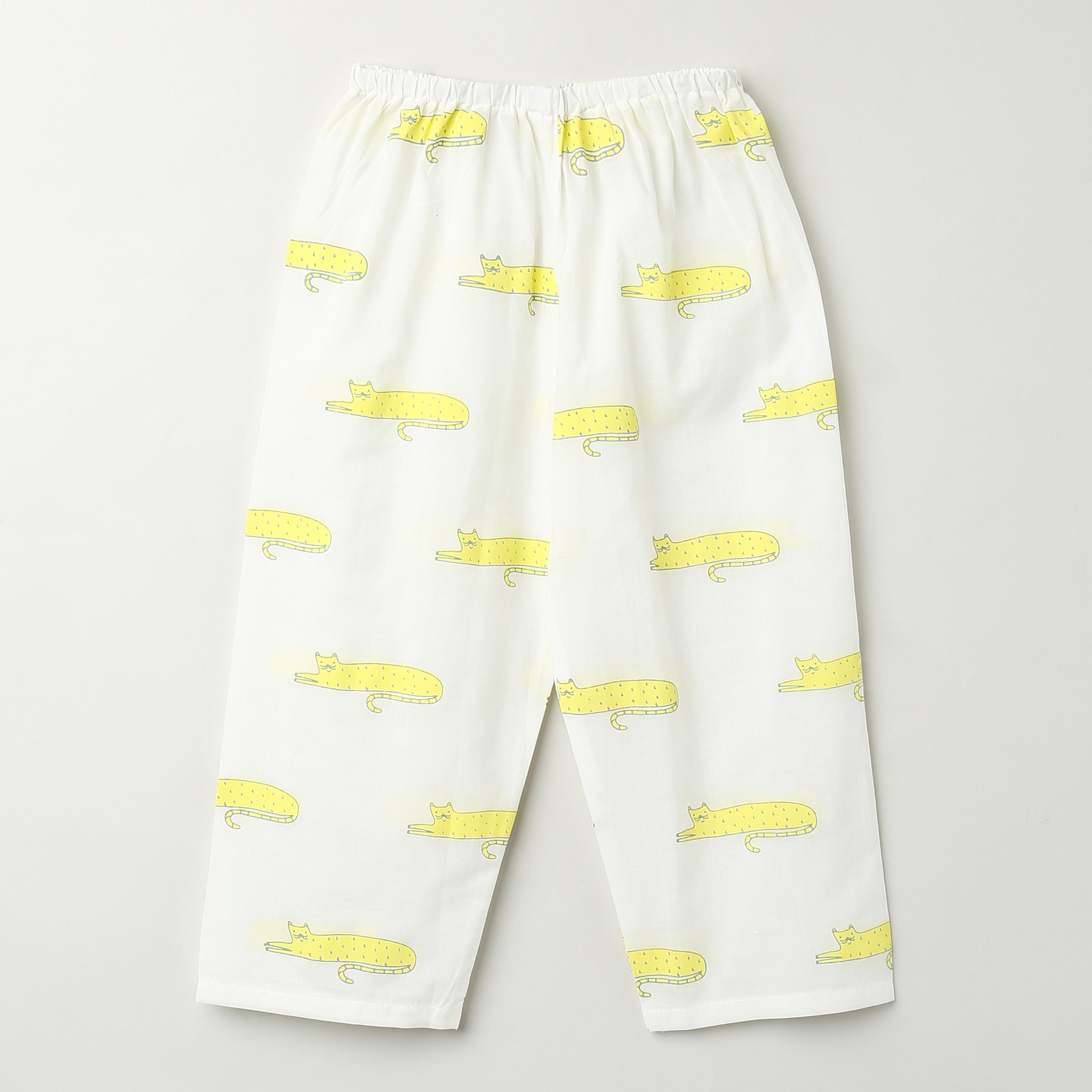 A Clowder of Cats' Kurta Pyjama Set