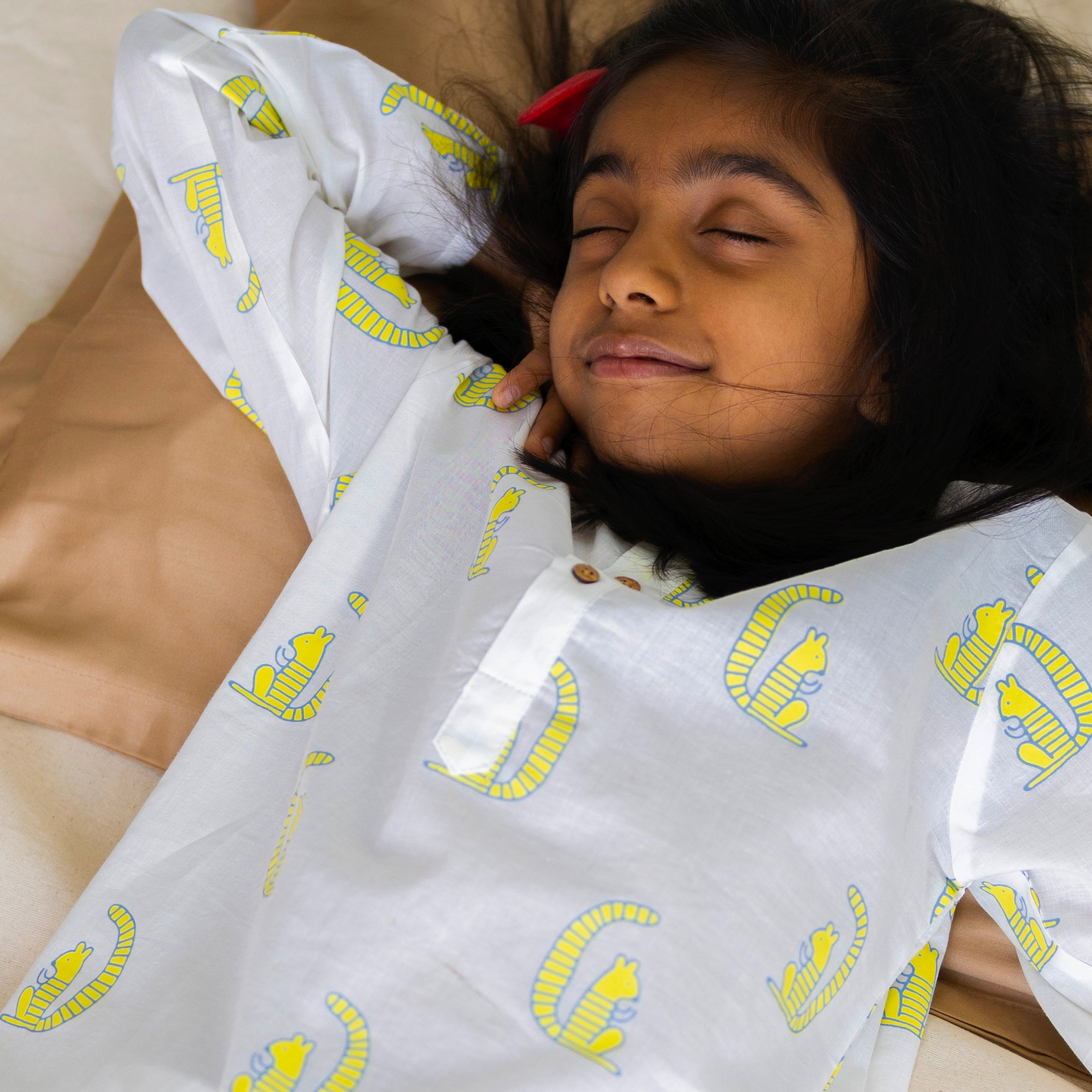 A Scurry of Squirrels' Kurta Pyjama Set