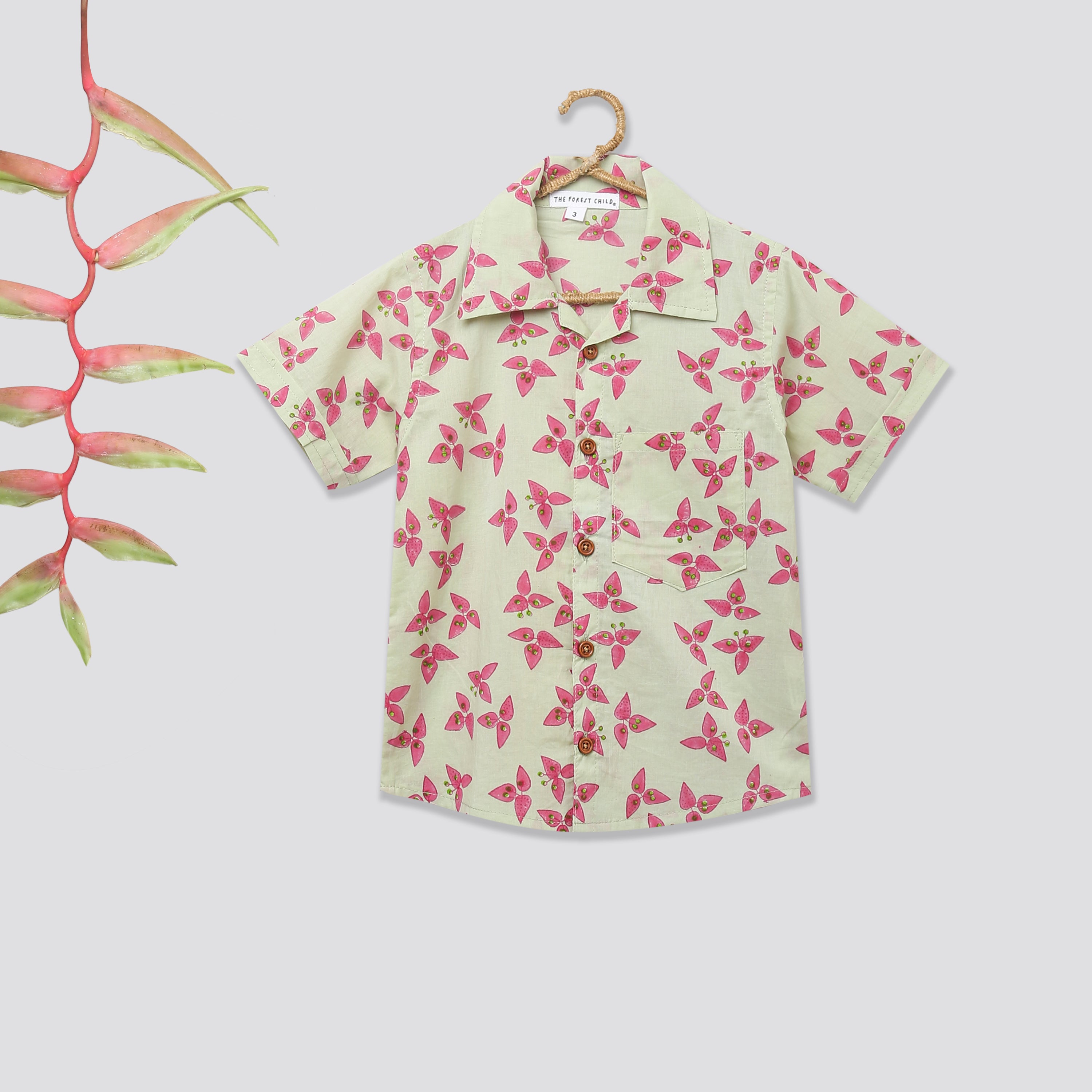 A Cluster of Bougainvillea' - Shirt - Totdot