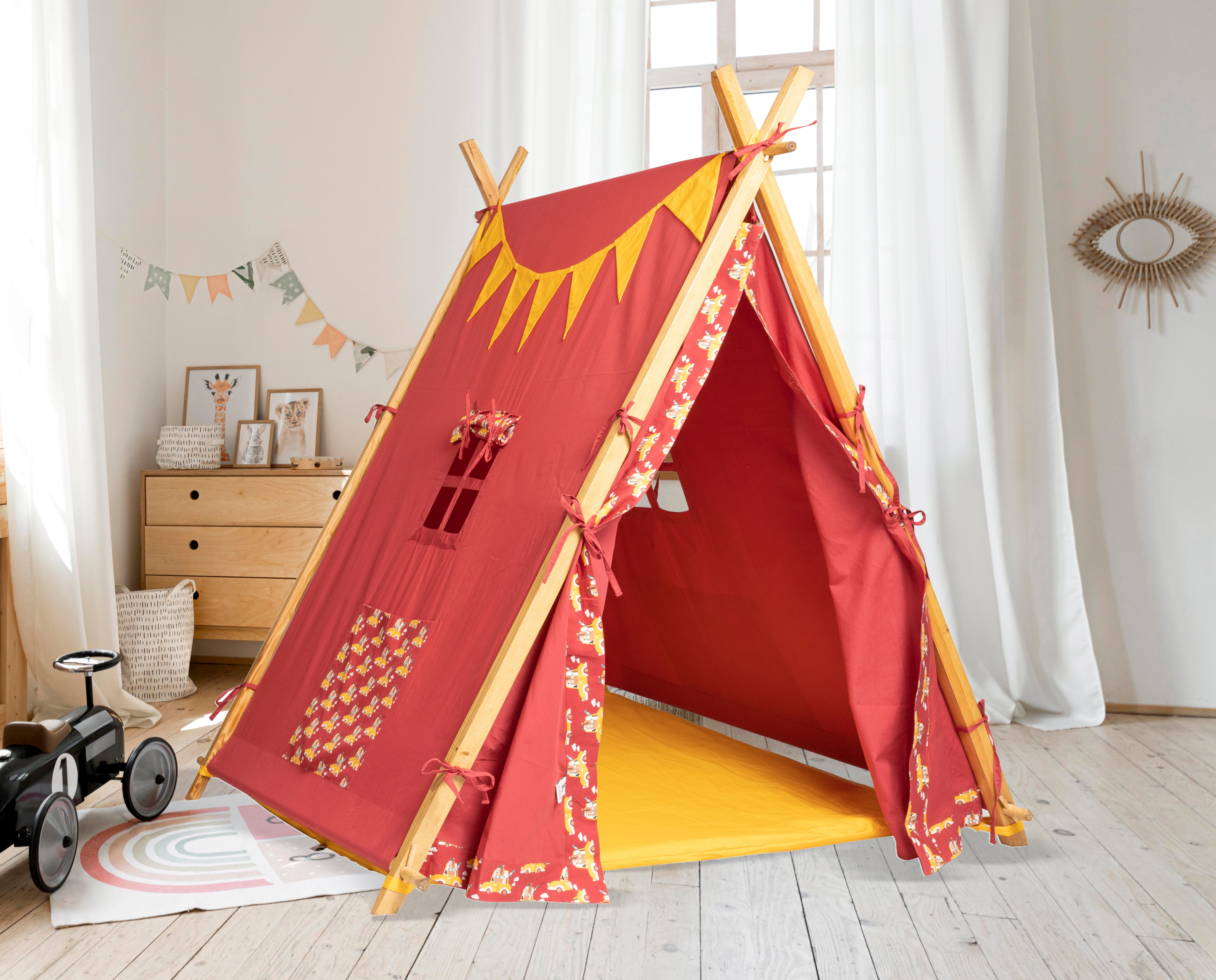 Play Tent -  Bear Drive - Red