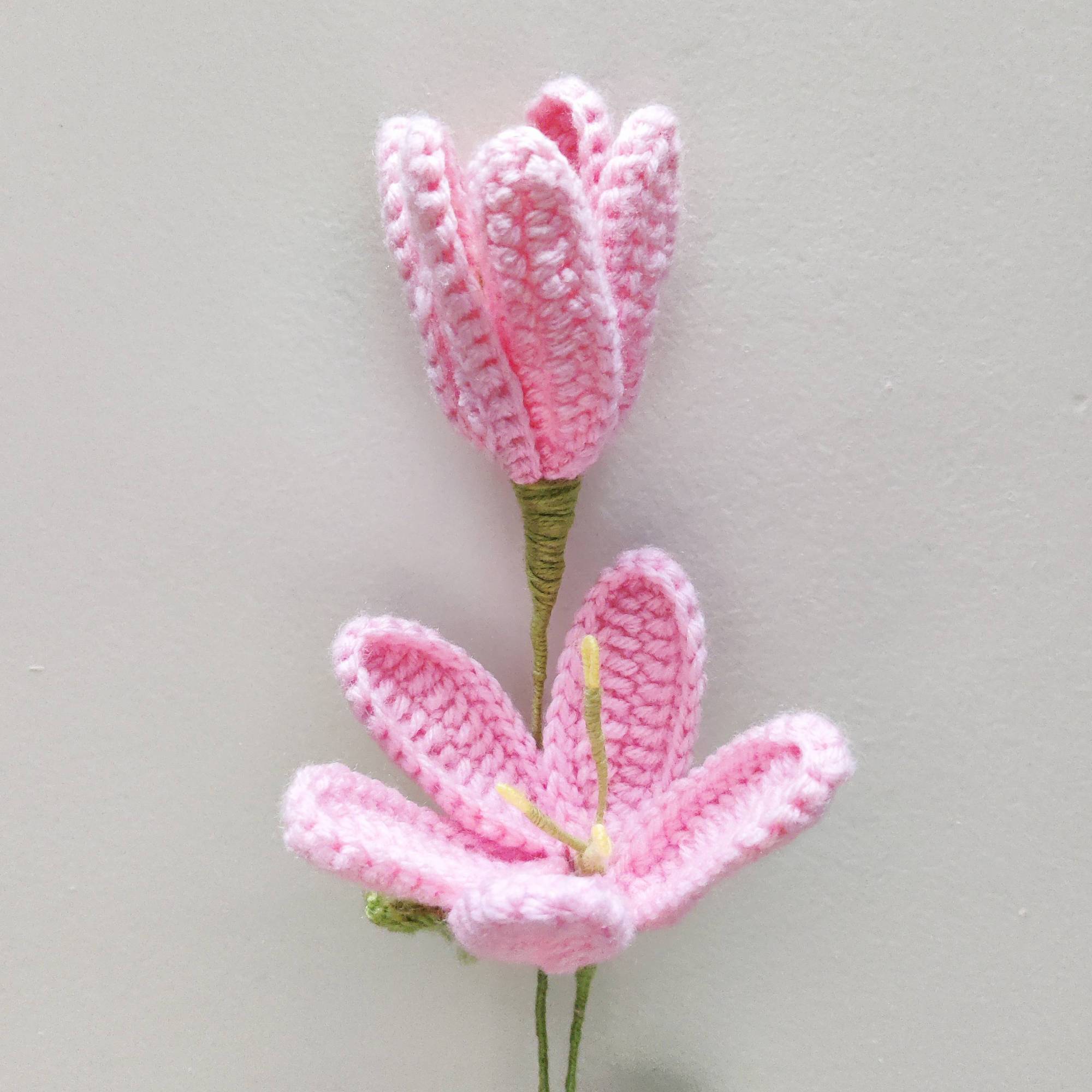 Tulip Crochet Flower