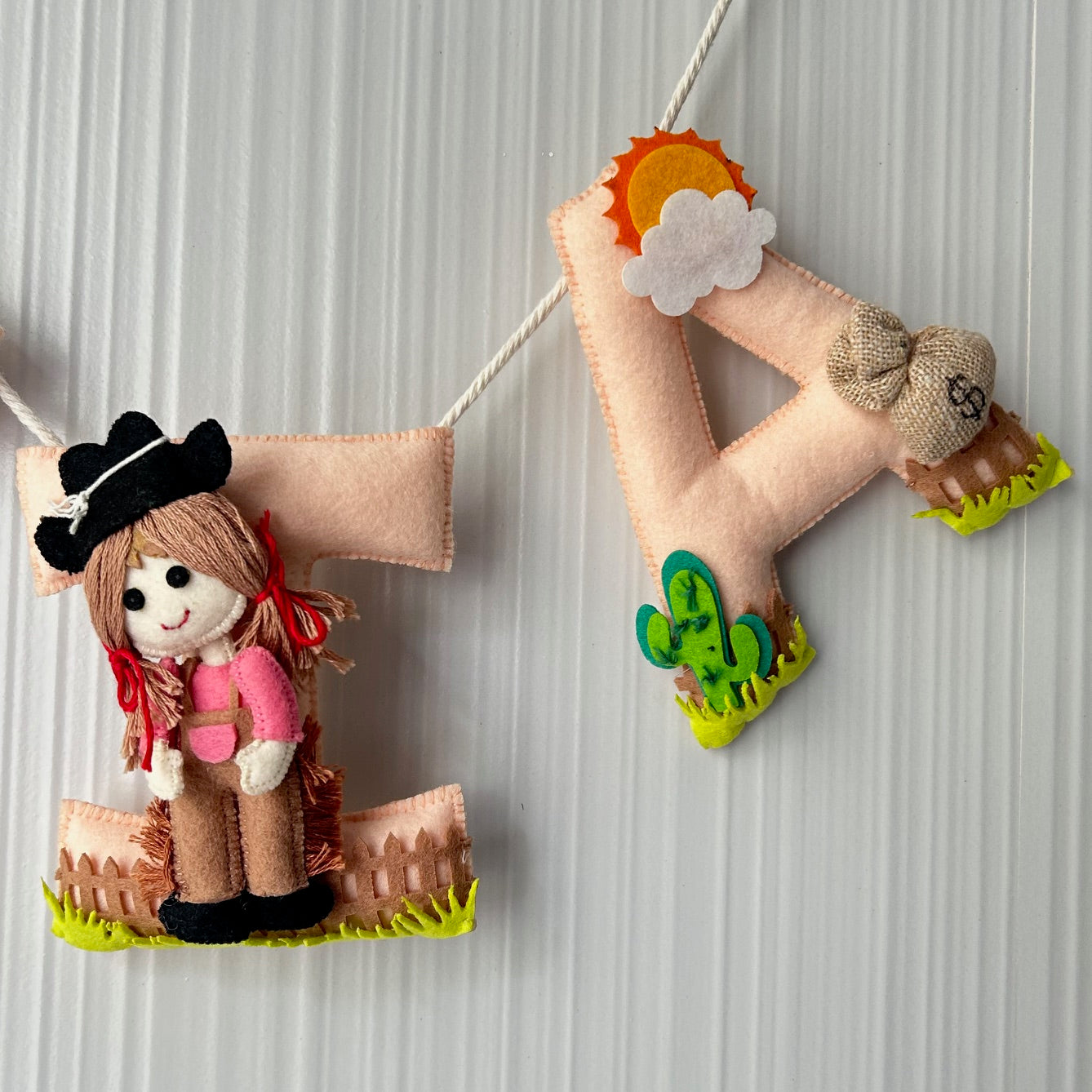 The Wild West Name Bunting/Garland - Cow Girl