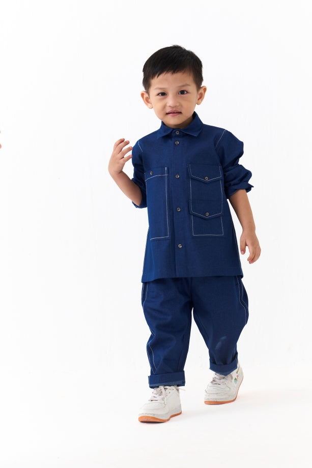 DOUBLE PATCH POCKET SHIRT CO-ORD