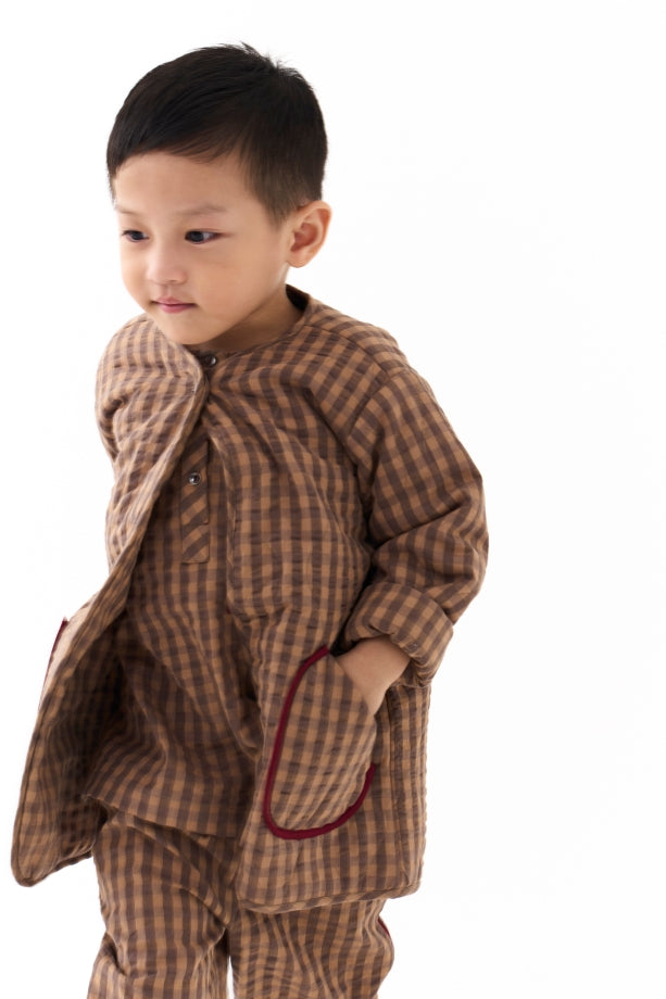 QUILTED JACKET CO-ORD - SET OF 3