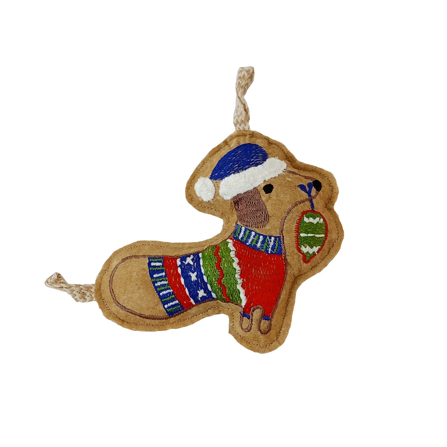 Tinsel Dog - Christmas Ornaments