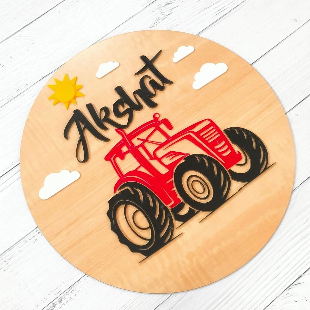 Tractor Triumph Name Plaque