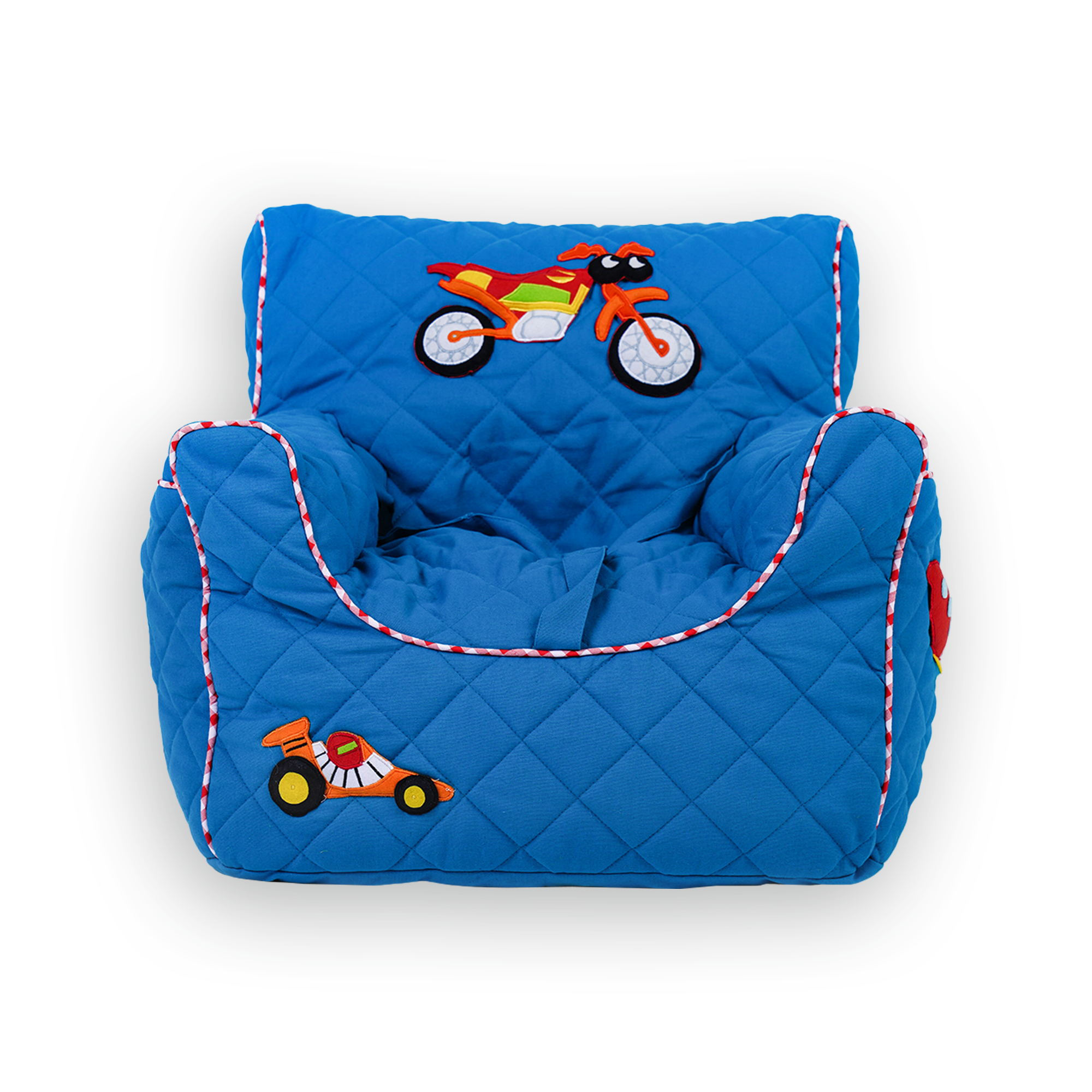 Traffic - Blue - Bean Chair Bag Quilted