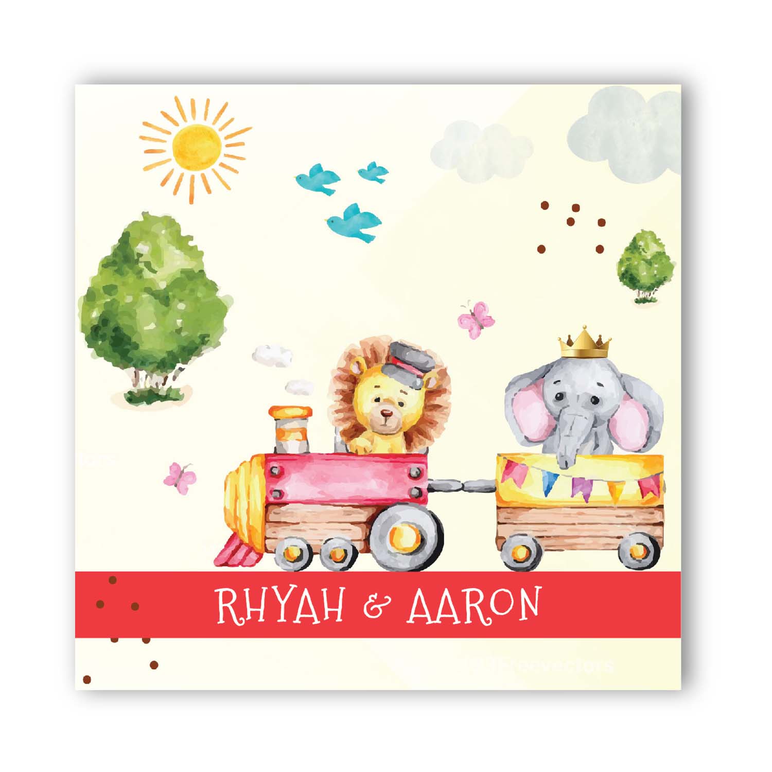 Gift Tag for Sister & Brother - Set of 24