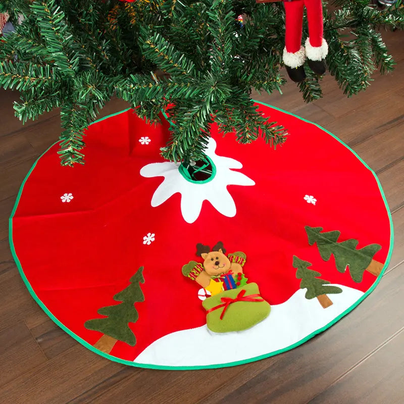 42" Tree Skirt - Reindeer Fun