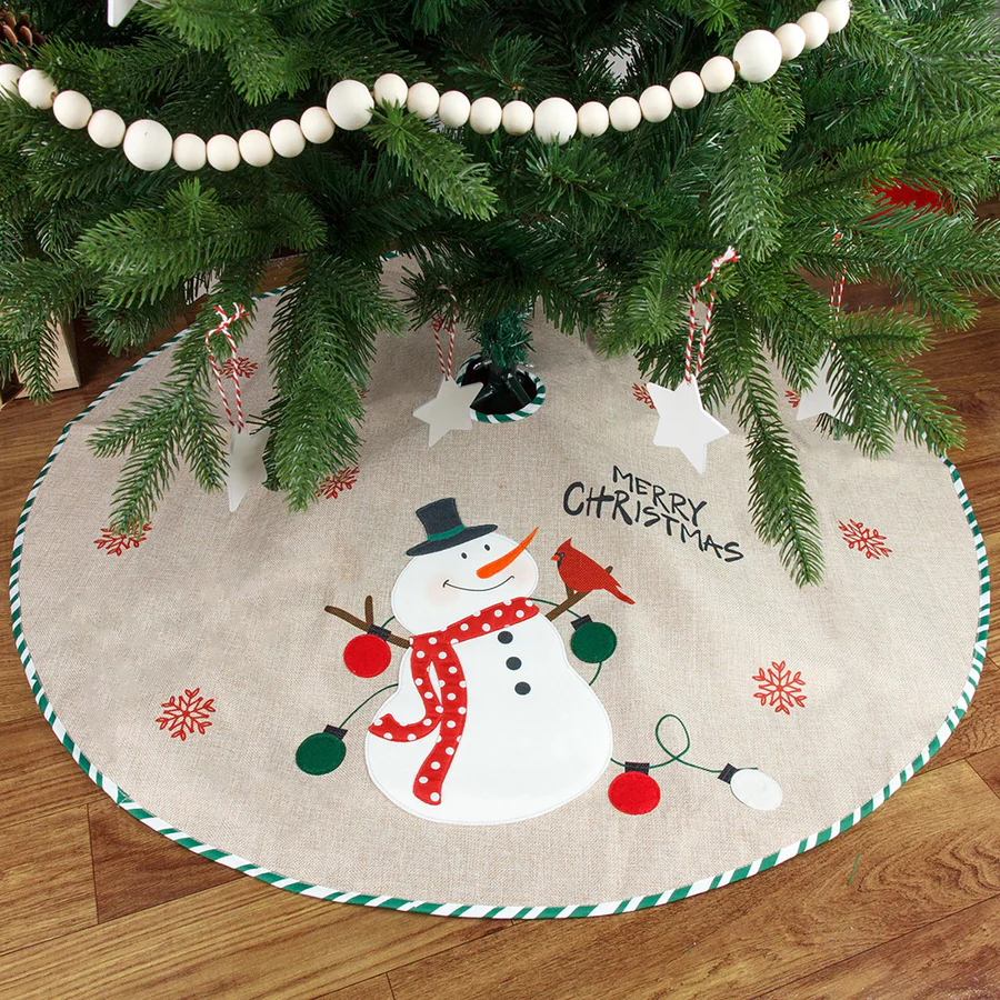 Snowman’s Embrace - 42" Tree Skirt