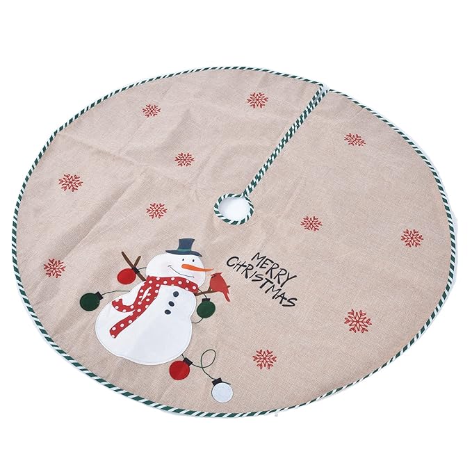 Snowman’s Embrace - 42" Tree Skirt