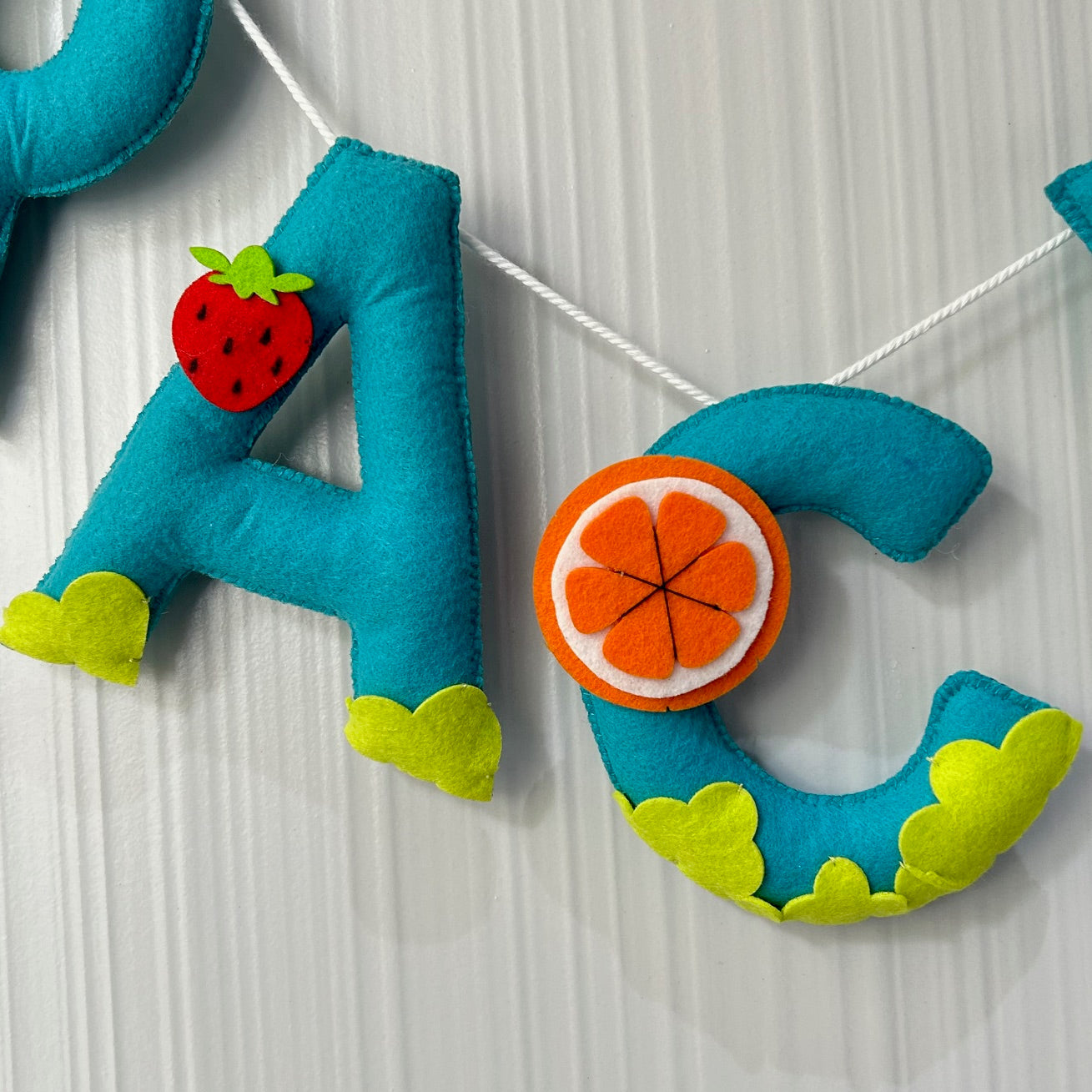 Tropical Fruits Name Bunting/Garland