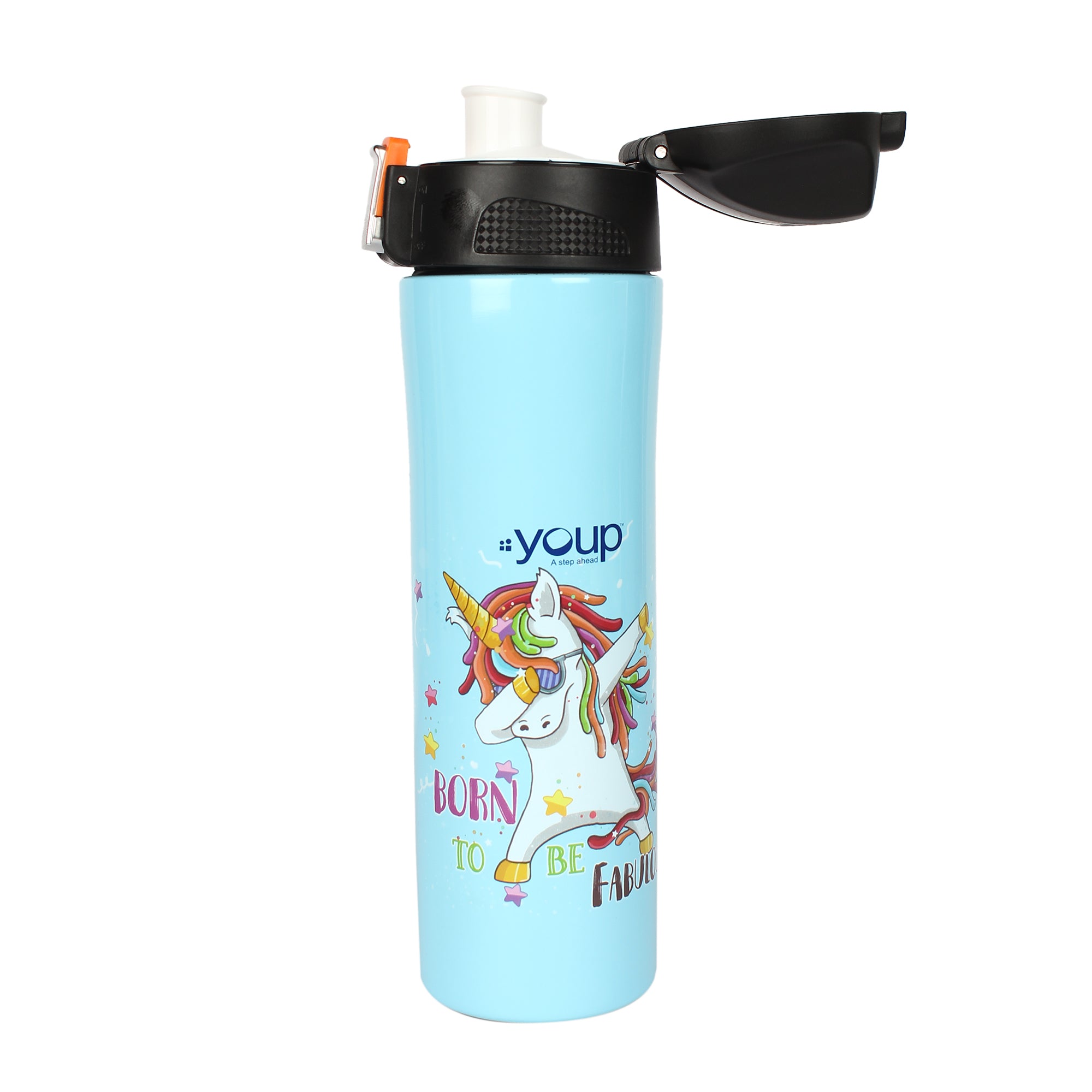 Stainless Steel Kids Insulated Unicorn Sipper Bottle Rolex-500 Ml
