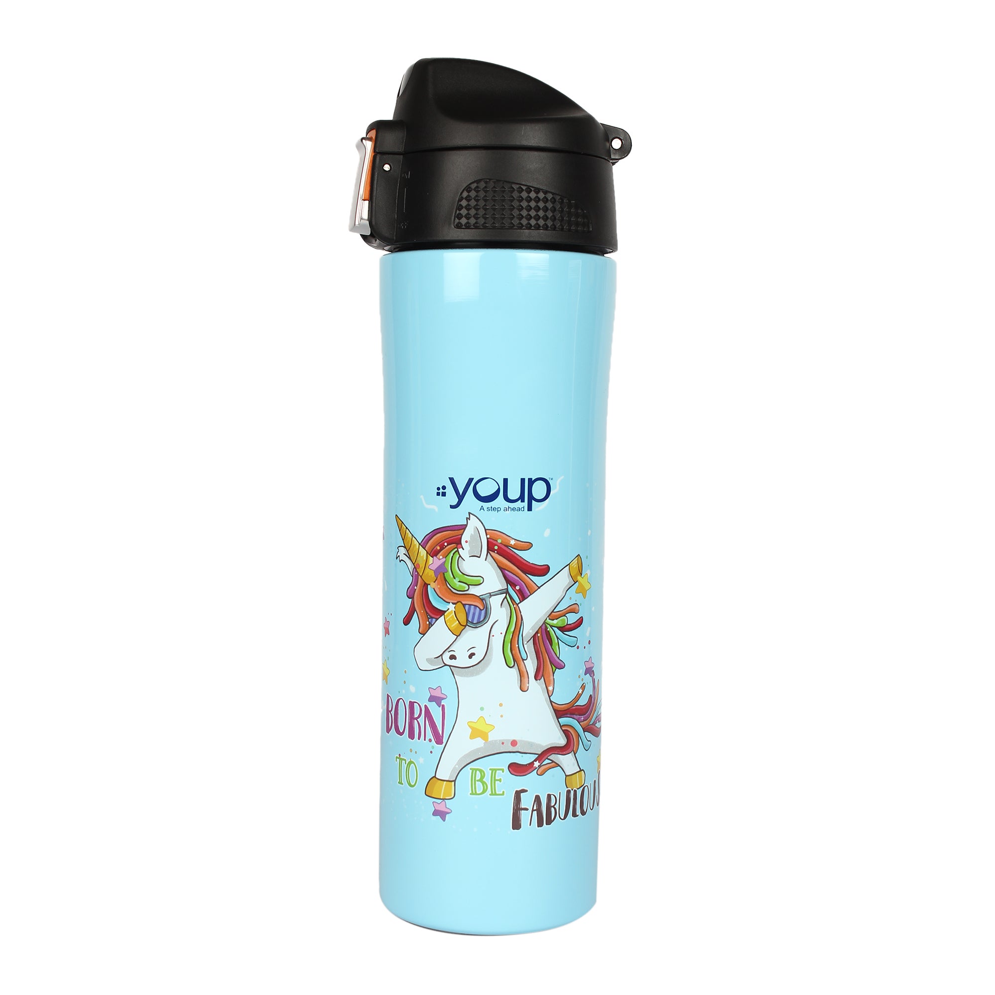 Stainless Steel Kids Insulated Unicorn Sipper Bottle Rolex-500 Ml