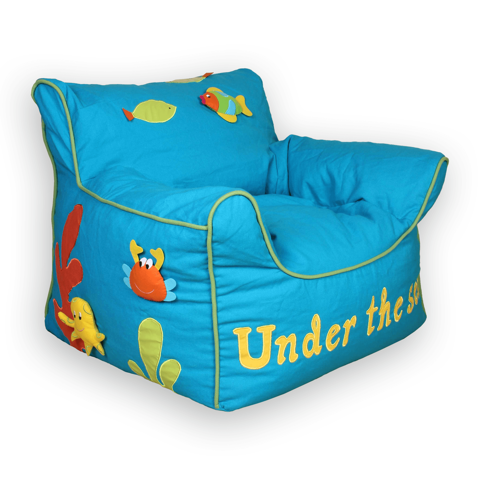 Under The Sea - Bean Bag Chair Cover - Quilted - Small & Large