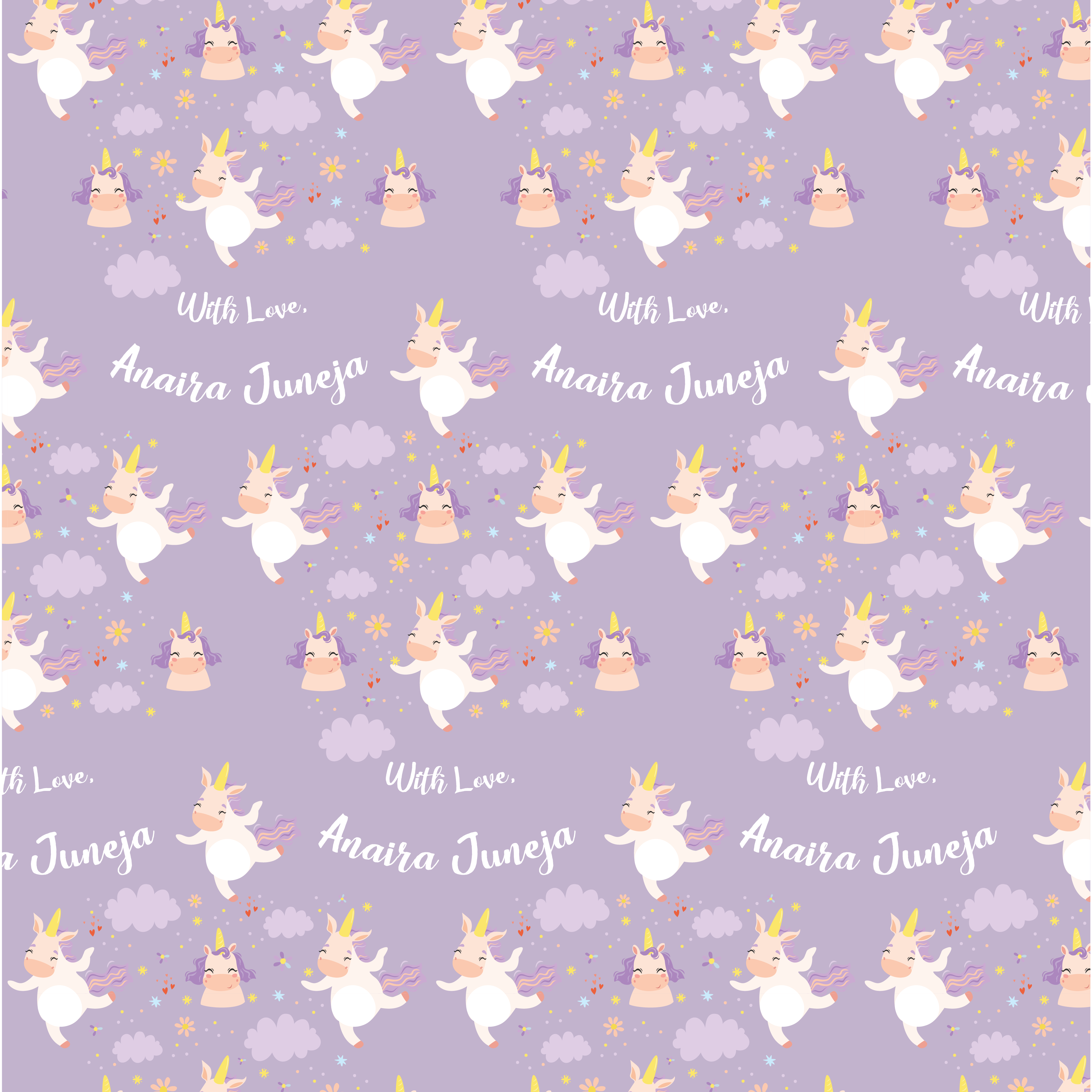 Gift Wrapping  Paper -Unicorn Fantasy