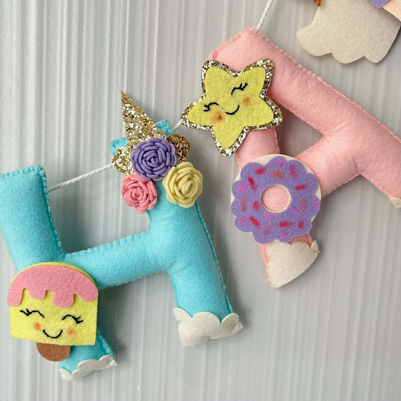 Unicorn Fairy Name Bunting/Garland