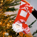 Nordic Knit Stocking - Santa