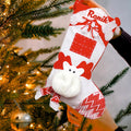 Nordic Knit Stocking -Reindeer