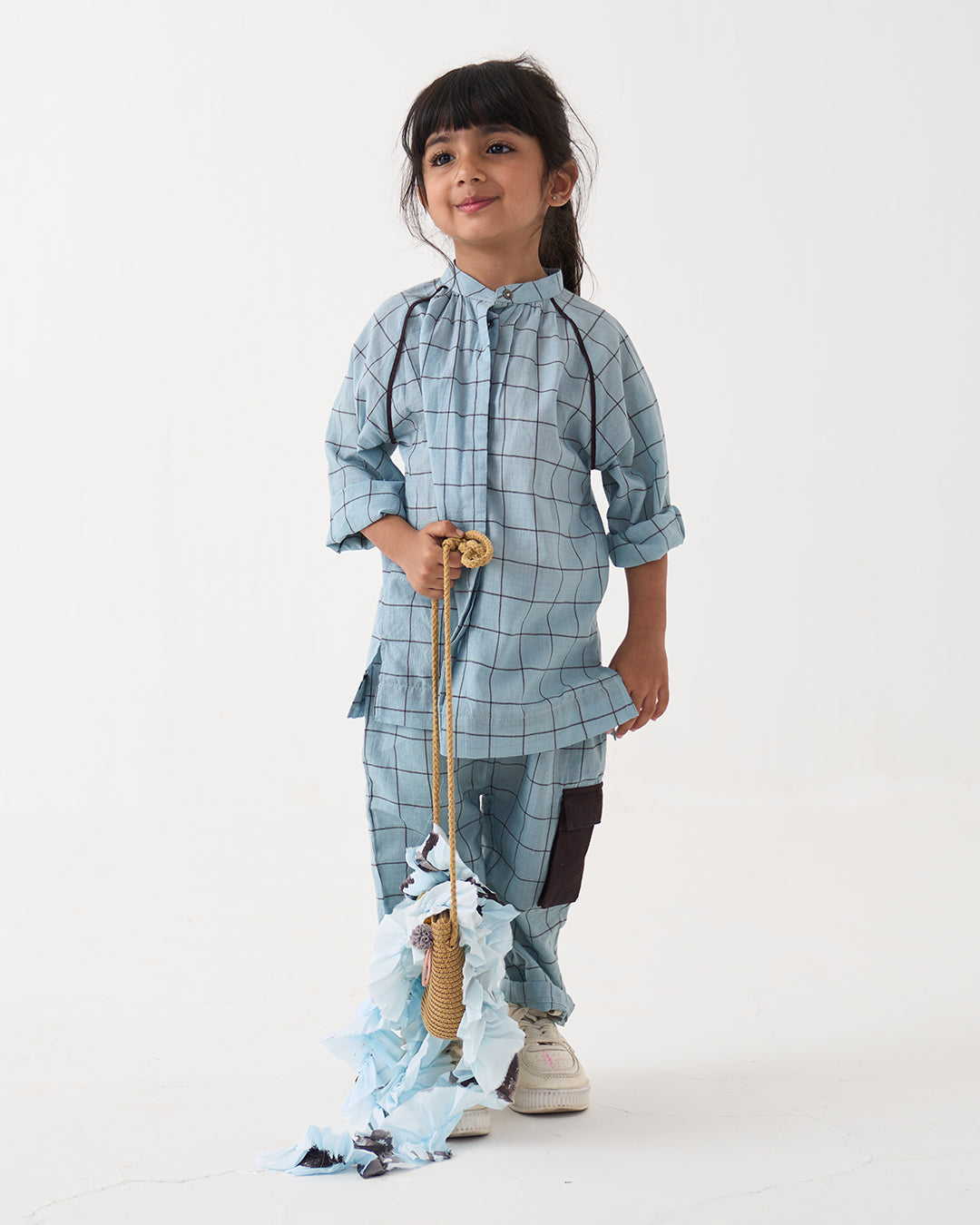 BLUE PEASANT TOP CO-ORD