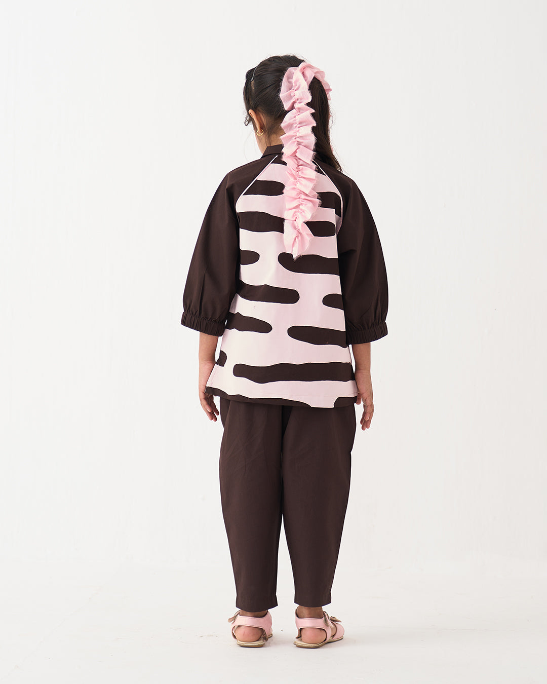 ABSTRACT APPLIQUE TOP CO-ORD SET OF 2