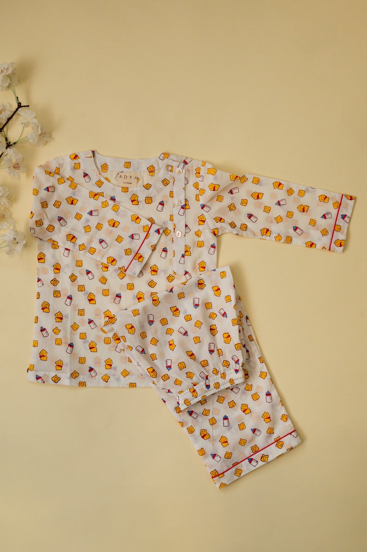 Winnie The Pooh Kids Night Suit