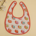 Colorful Snail Cotton Reversible Bib