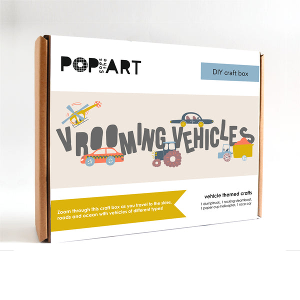Vrooming Vehicles | Craft Box - Totdot