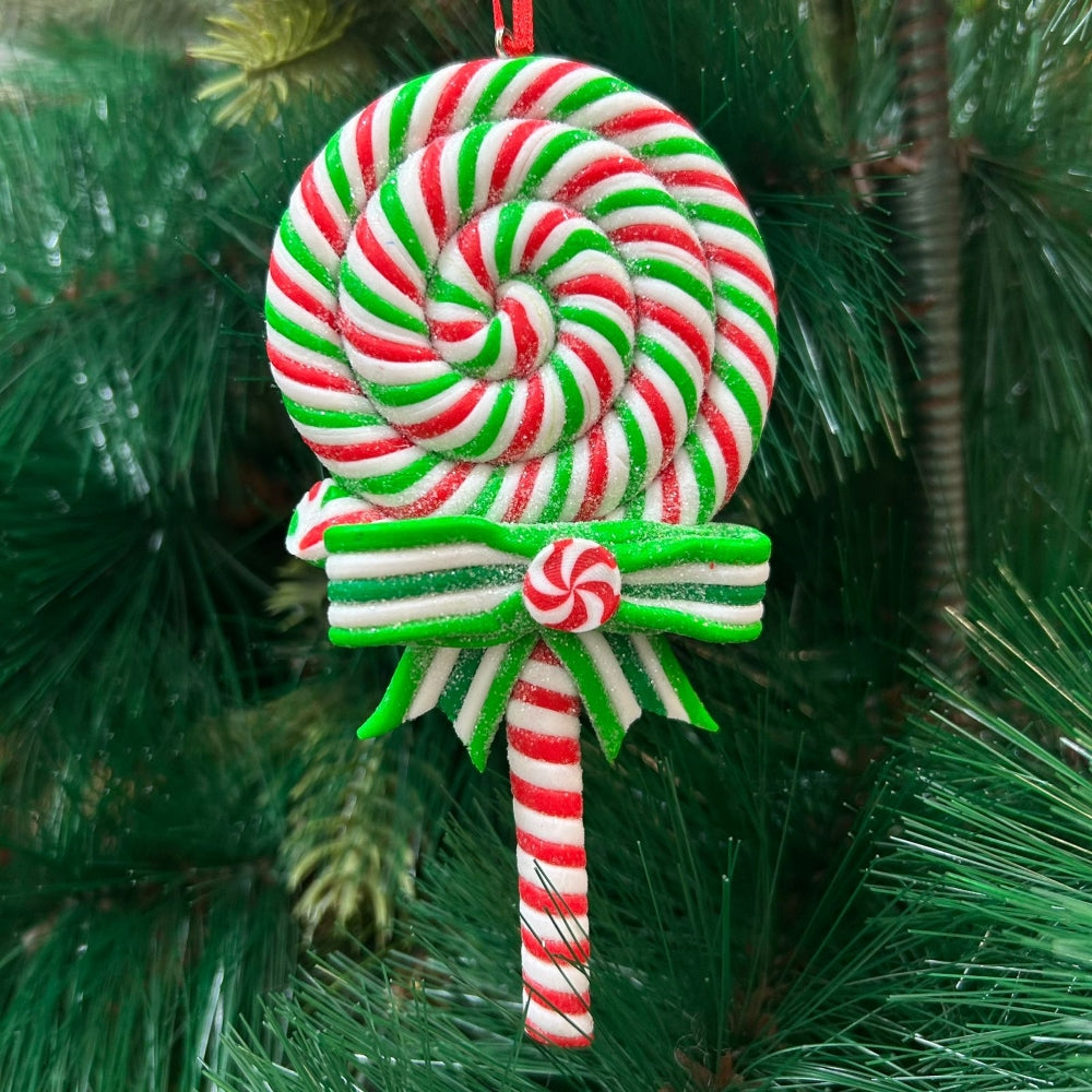 Green Lollipop Ornament