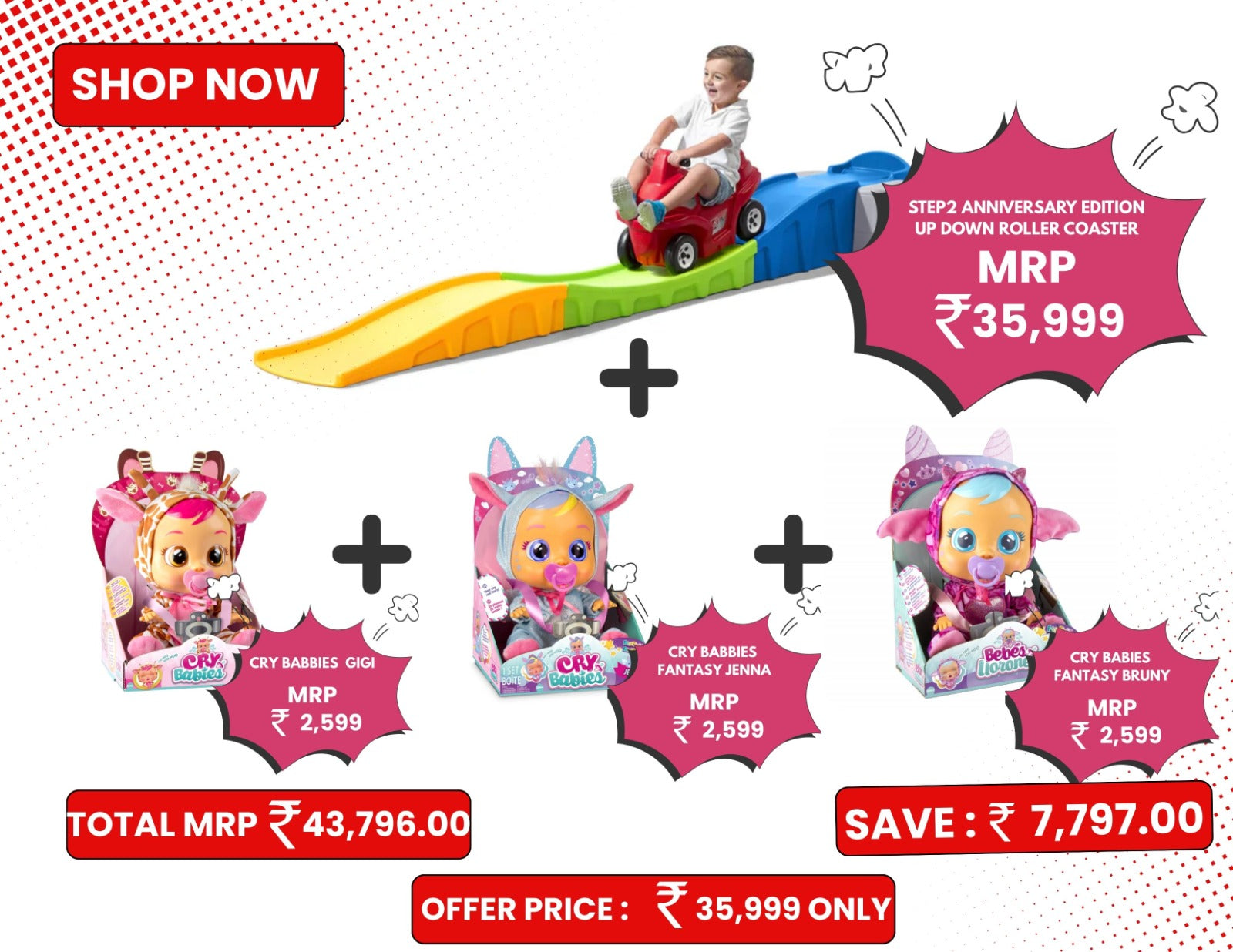 Anniversary Edition Up & Down Roller Coaster