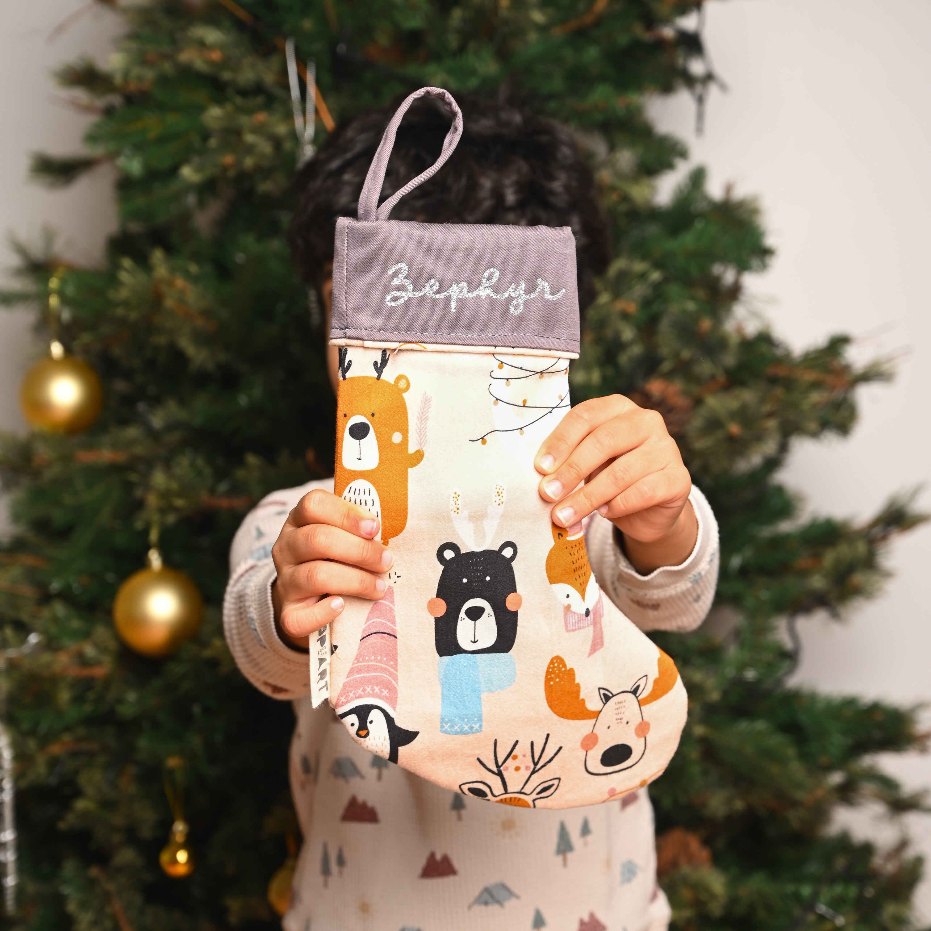 Personalised Stocking | Winter Animals