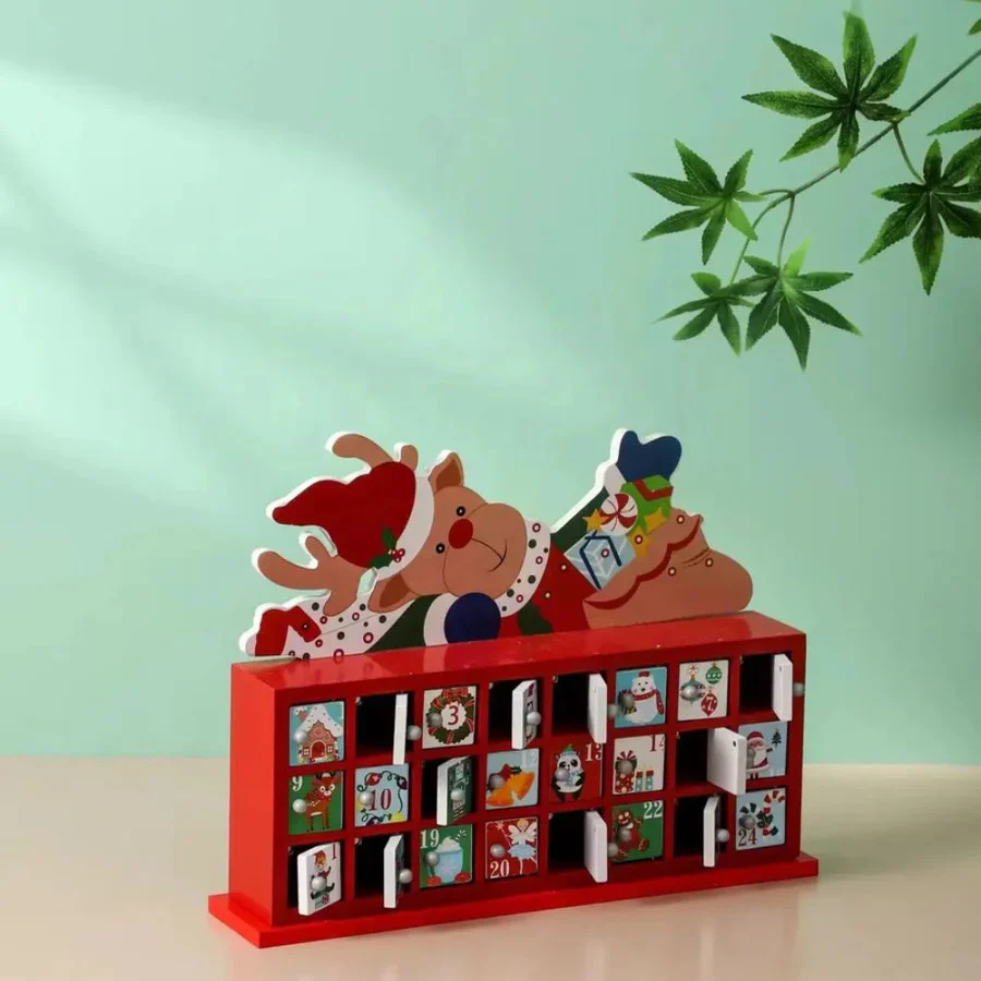 Reindeer Magic - Wooden Advent Calendar