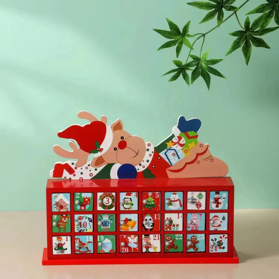 Reindeer Magic - Wooden Advent Calendar