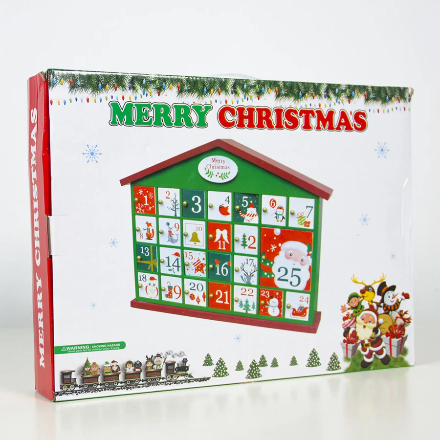 Tinsel Town House - Wooden Advent Calendar