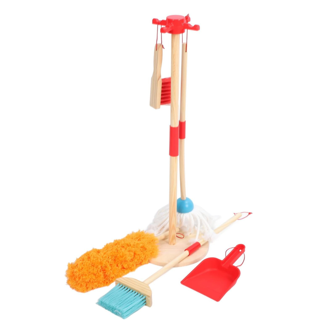 Wooden Cleaning Set Toy - 6 Pcs