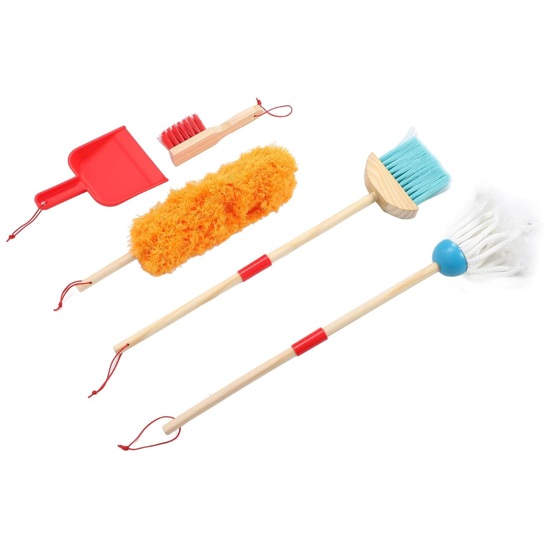 Wooden Cleaning Set Toy - 6 Pcs