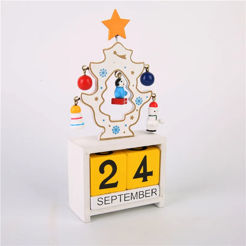 Wooden DIY Advent Calendar - Countdown to Merry Day White