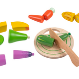 Wooden Vegetable and Fruit Toy Set (15 Pcs)