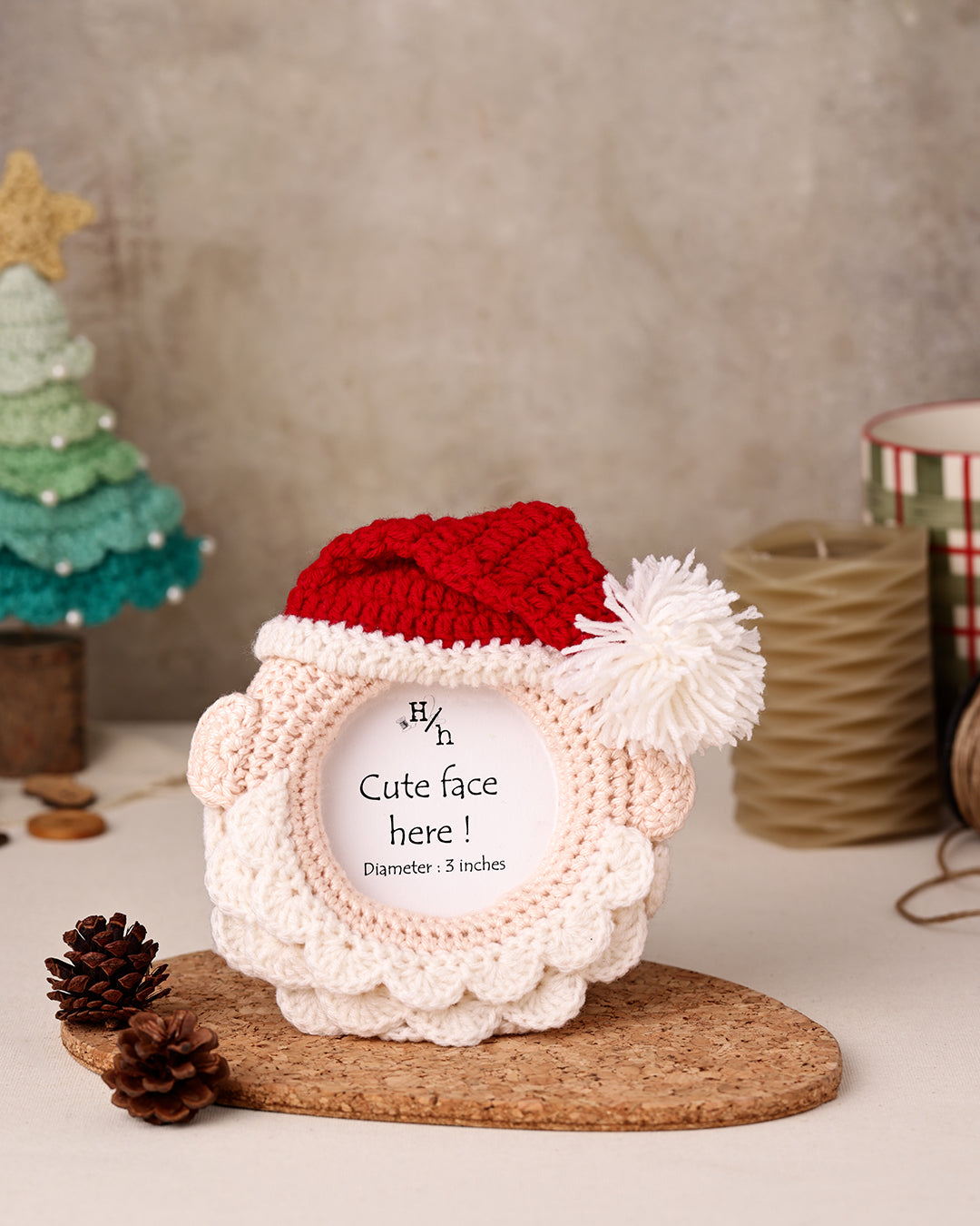 Santa Photo Ornament