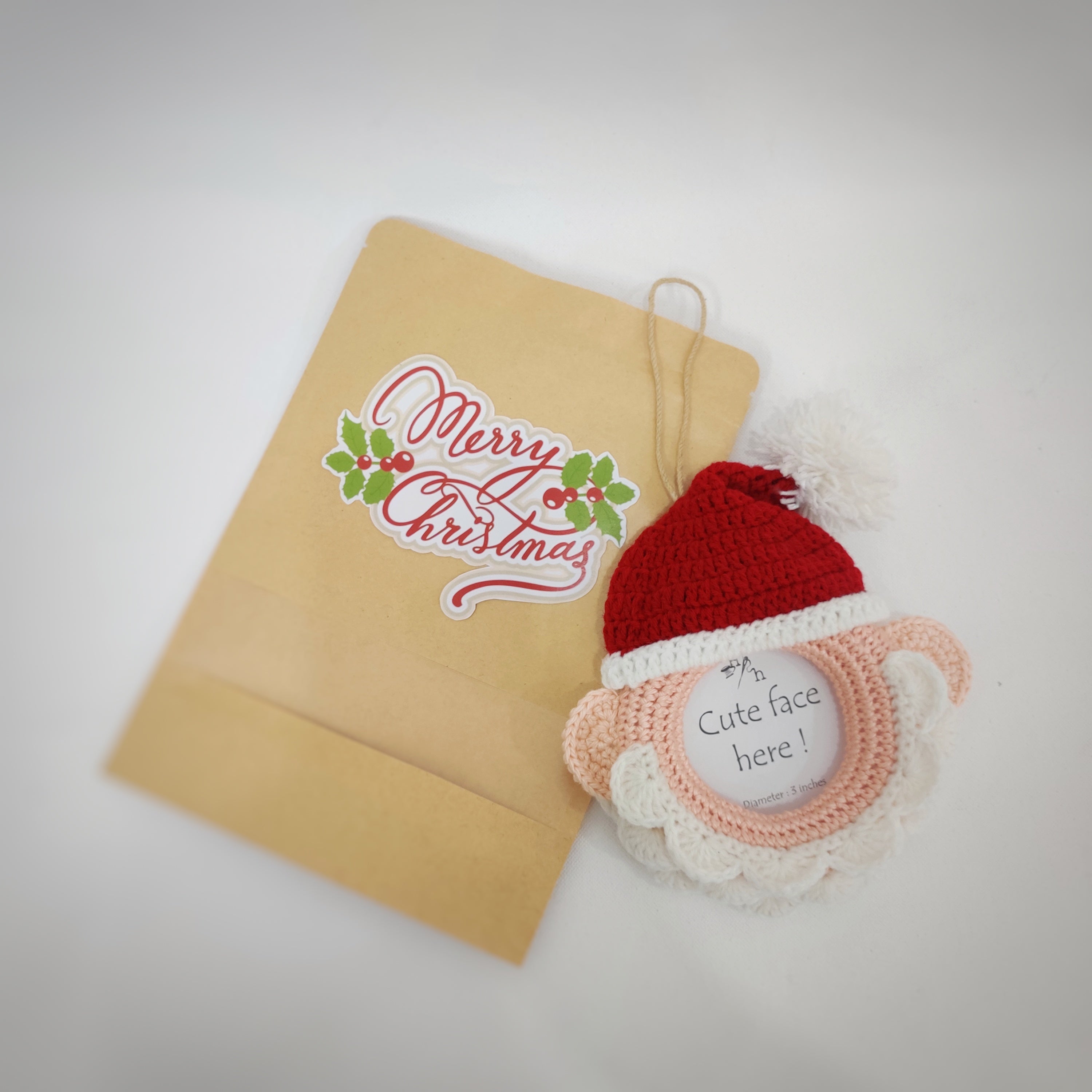 Santa Photo Ornament