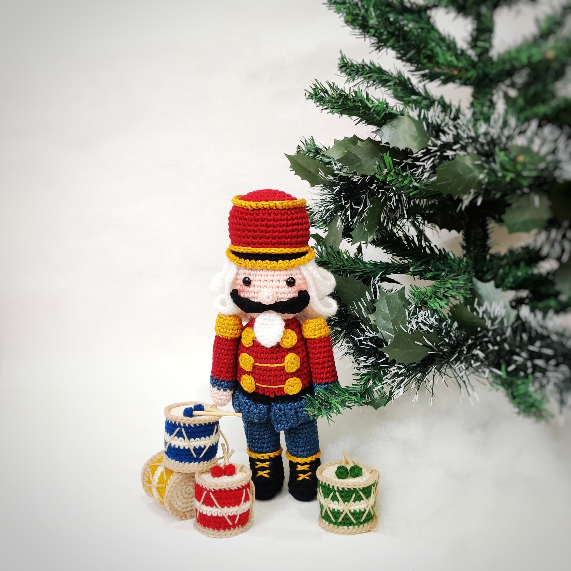 Nutcracker Crochet Toy