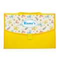 Personalised Yellow Folder - Butterfly