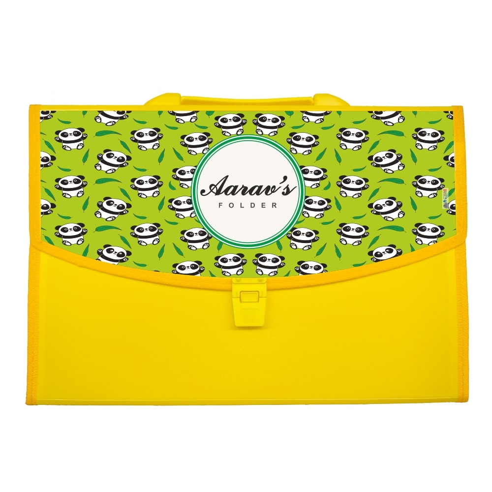 Yellow Folder - Dancing Panda