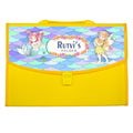 Personalised Yellow Folder - Happy Mermaid