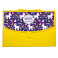 Personalised Yellow Folder - Magical Unicorn